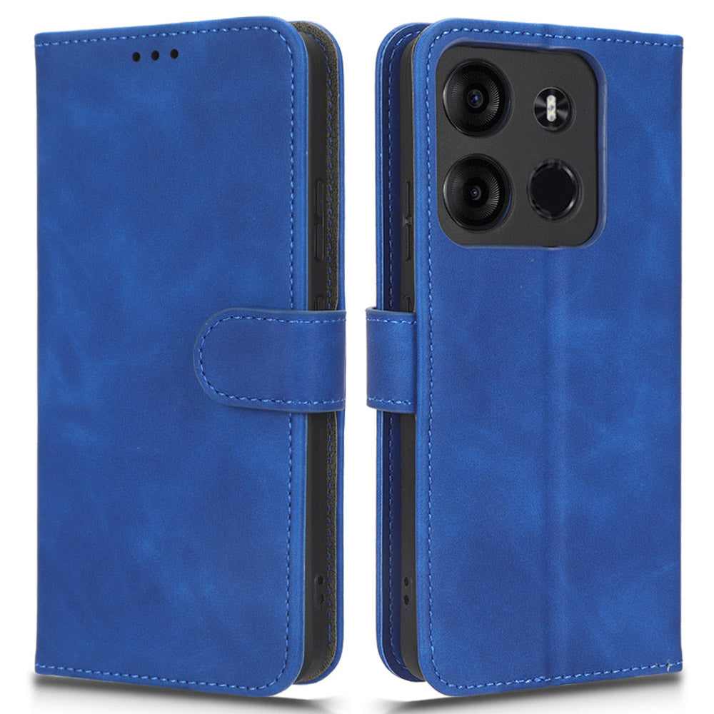 For Tecno Spark Go 2023 4G PU Leather Flip Case Skin-touch Stand TPU Inner Shell Phone Cover For Tecno Spark Go 2023 4G PU Leather Flip Case Skin-touch Stand TPU Inner Shell Phone Cover